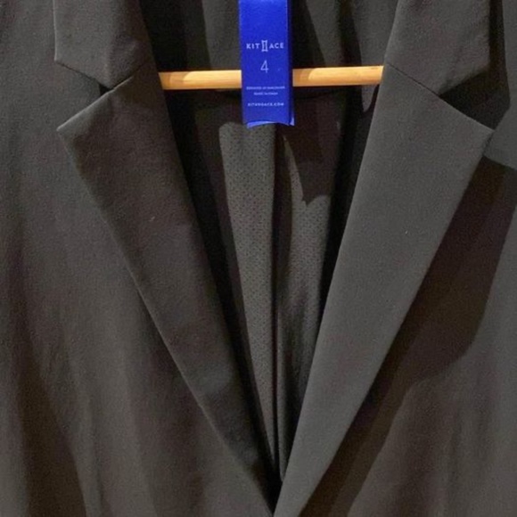 Kit and Ace Black Blazer Size 4 - Picture 2 of 3